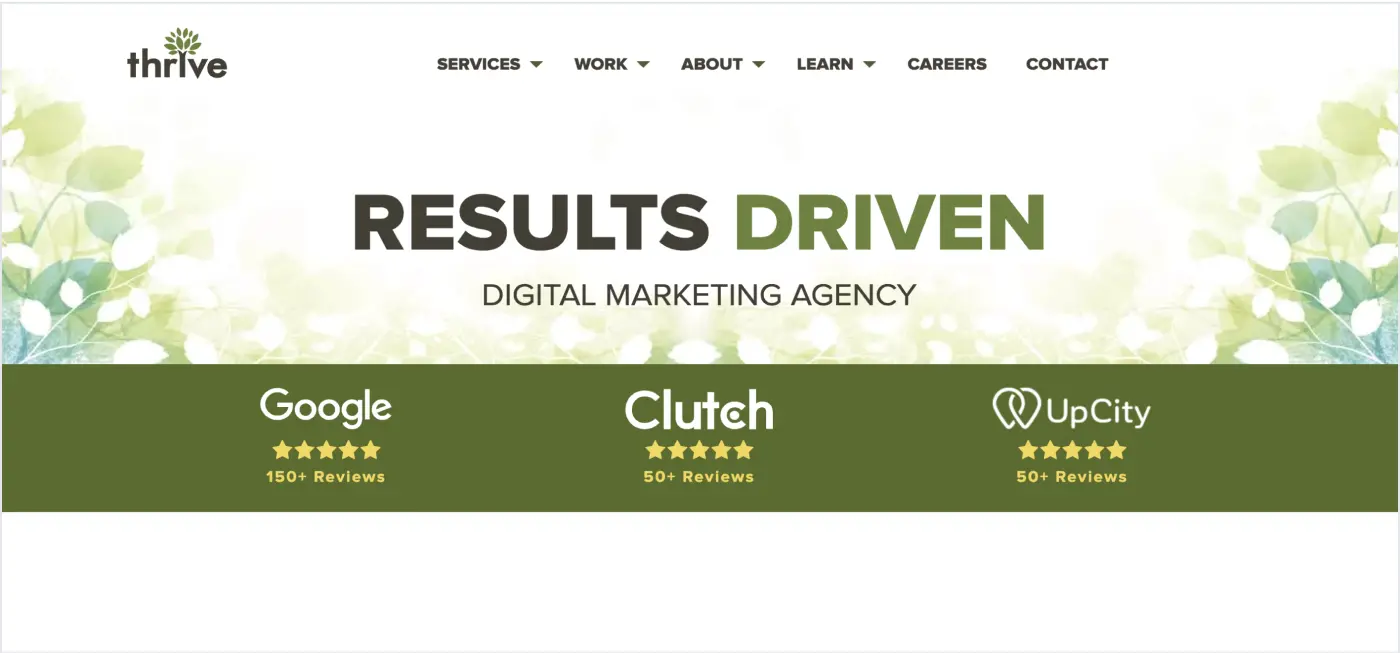 Thrive healthcare marketing agency