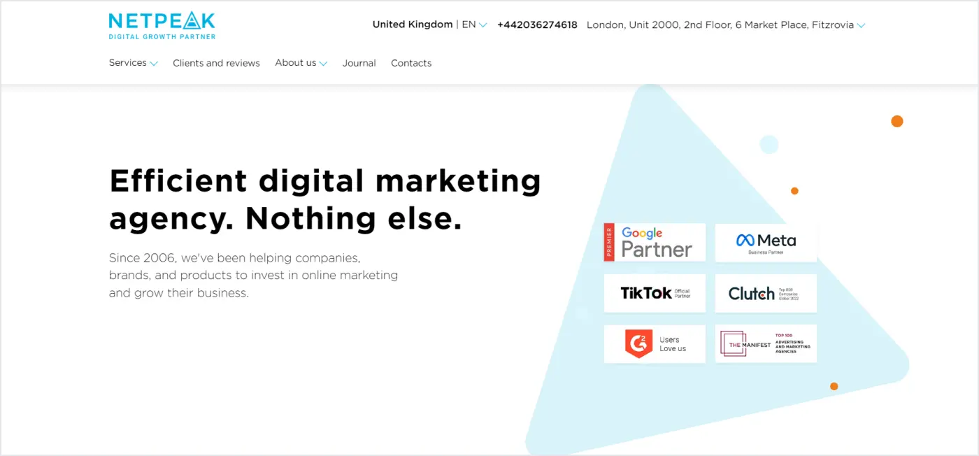 Netpeak property marketing agencies