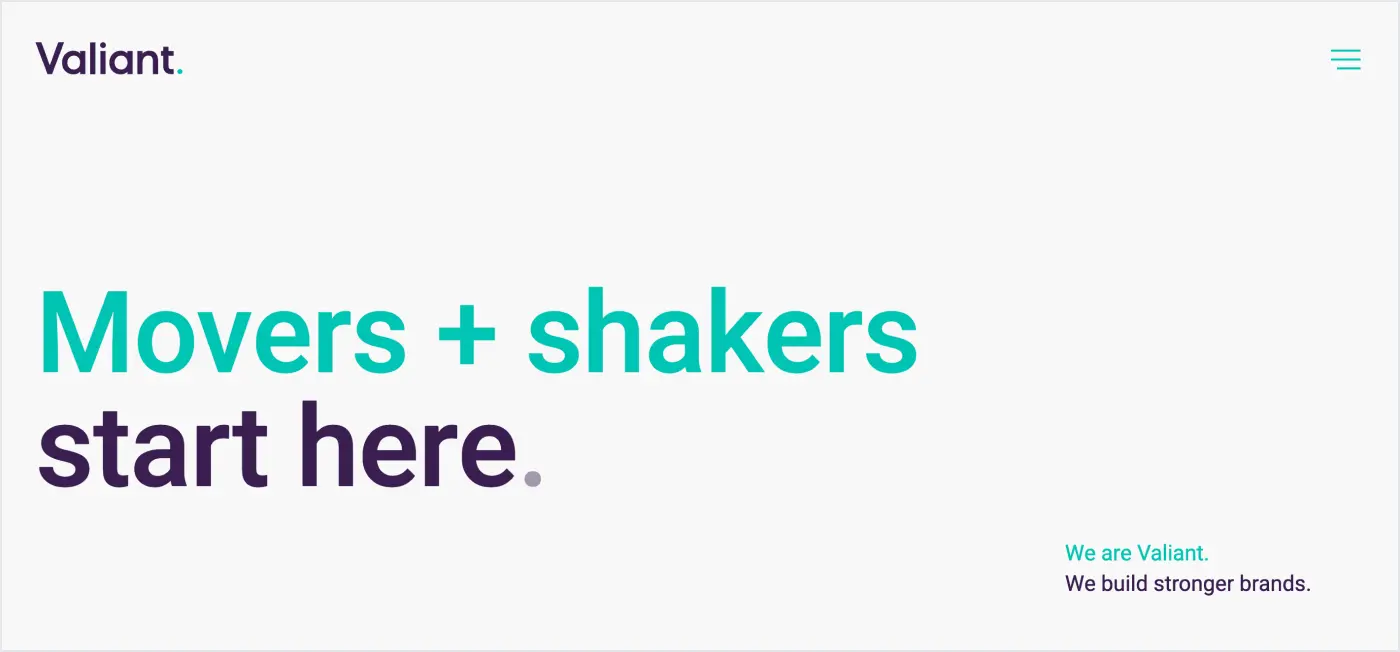 Valiant healthcare branding agencies