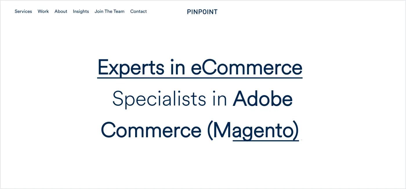 Pinpoint Designs ux agency in Manchester